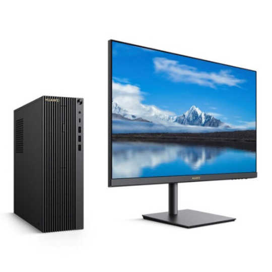 華為/Huawei Mate Station B520 臺式計(jì)算機(jī)  酷睿I3 10100 8G內(nèi)存 256固態(tài) 23.8寸顯示器